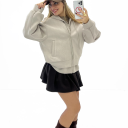 giubbino felpa con doppia zip fun